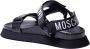 Moschino Zwarte Lint Platform Sandalen - Thumbnail 2