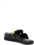 Moschino Zwarte Logo Sandalen Rubberen Zool A del Teen - Thumbnail 2