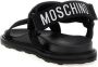 Moschino Zwarte Logosandaal - Thumbnail 2