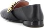 Moschino Zwarte Metallic Logo Slipper Black Dames - Thumbnail 4