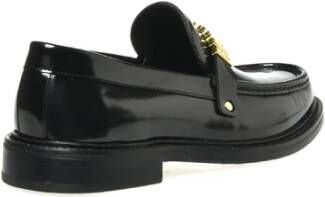 Moschino Zwarte platte schoenen stijlvol ontwerp Black Heren
