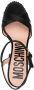 Moschino Zwarte Sandalen met Kristallen Versiering Black Dames - Thumbnail 4