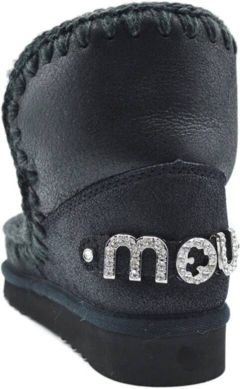 Mou 18 Rhinestone Laarzen met 2.5 Hak Black Dames