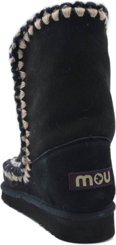 Mou 3D Overstitching Schoenen Black Dames