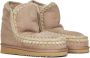 MOU Vachtlaarzen Dames Eskimo 18 Glitter Logo Maat: 40 Materiaal: Suède Kleur: Beige - Thumbnail 13
