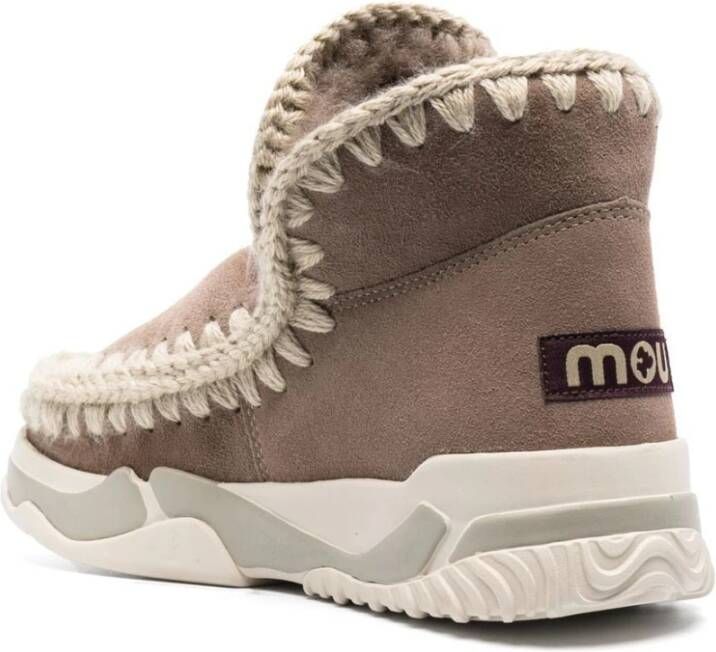 Mou Ankle Boots Beige Dames