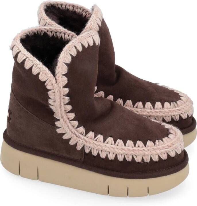 Mou Ankle Boots Brown Dames