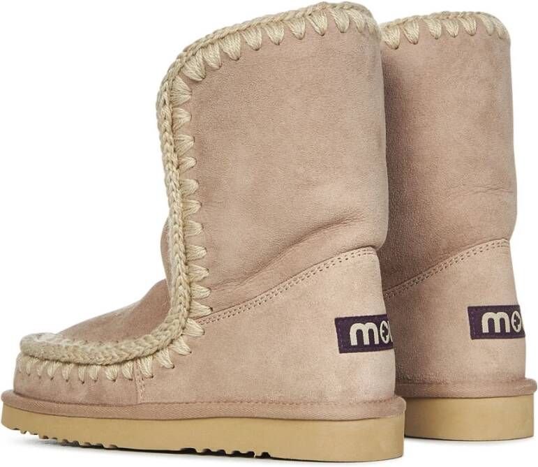 Mou Beige Laarzen Stijlvol en Comfortabel Beige Dames