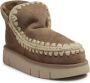 MOU Vachtlaarzen Dames Eskimo Bounce Sneaker Maat: 40 Materiaal: Suède Kleur: Taupe - Thumbnail 12