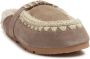 Mou Beige Sandalen met Schapenvacht Voering Beige Dames - Thumbnail 3
