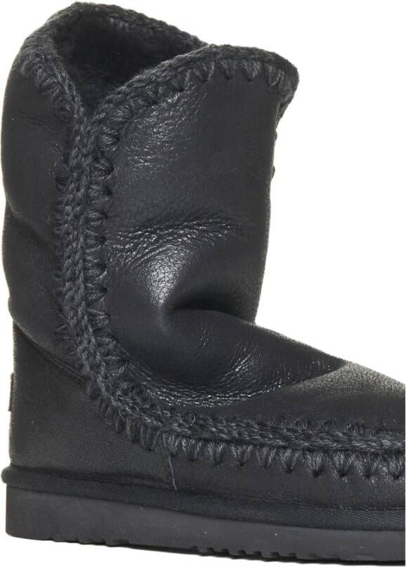 Mou Blauw Witte Winterlaarzen Gray Dames
