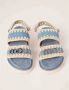 Mou Sandalen Bio Strap Sandalen Blauw Mu.sw461001t in beige - Thumbnail 11