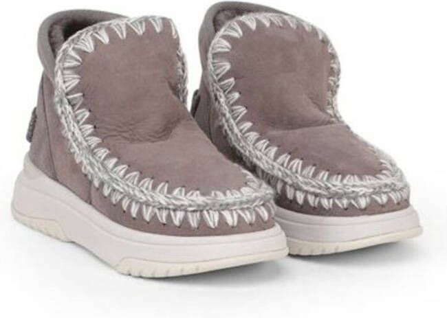 Mou Eskimo Jogger Glitter Logo Grijs Dames