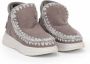 Mou Eskimo Jogger Glitter Logo Grijs Dames - Thumbnail 2