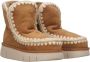MOU Vachtlaarzen Dames Eskimo 18 Glitter Logo Maat: 37 Materiaal: Suède Kleur: Cognac - Thumbnail 15