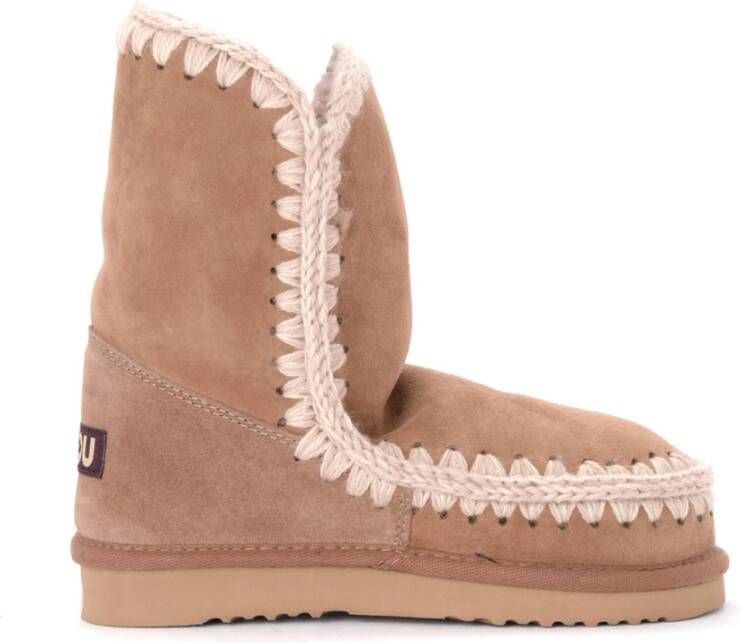 Mou Bruin en Roze Dubbelzijdige Laars Beige Dames