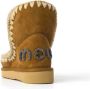 MOU Vachtlaarzen Dames Eskimo 18 Glitter Logo Maat: 41 Materiaal: Suède Kleur: Cognac - Thumbnail 9
