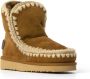 MOU Vachtlaarzen Dames Eskimo 18 Glitter Logo Maat: 41 Materiaal: Suède Kleur: Cognac - Thumbnail 10
