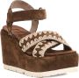 Mou Bruine Sleehak Sandalen voor Vrouwen - Thumbnail 2