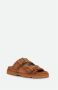 Mou Bruine Leren Sandalen met Verstelbare Banden Brown Dames - Thumbnail 12