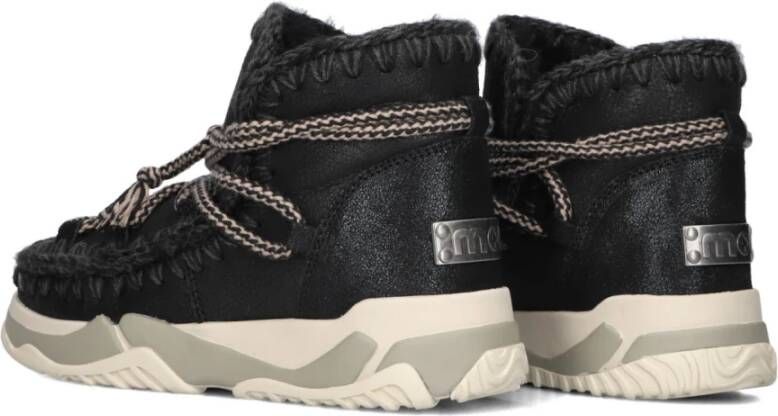 Mou Chunky Lace Laarzen voor Herfst Winter Stijl