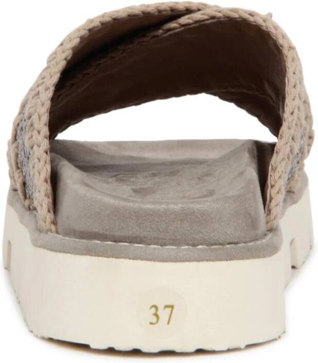 Mou Criss-Cross Pailletten Sandaal