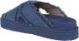 Mou Denim sandaal met kruissteek Blue Dames - Thumbnail 5