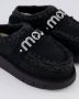 Mou Handgemaakte Bounce Clog met Gehaakte Details Black Dames - Thumbnail 10