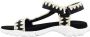 Mou Dames Casual Textiel Sandalen Black Dames - Thumbnail 3