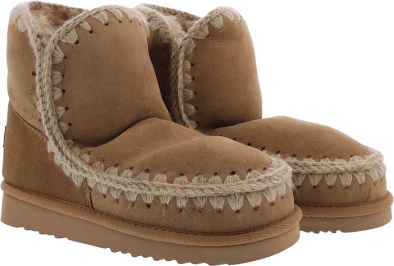 Mou Dames Eskimo 18 Suede Boots Tobacco Brown Dames