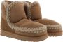 MOU Vachtlaarzen Dames Eskimo 18 Glitter Logo Maat: 40 Materiaal: Suède Kleur: Beige - Thumbnail 10