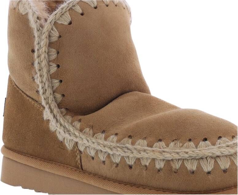Mou Dames Eskimo 18 Suede Boots Tobacco Brown Dames