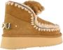 MOU Vachtlaarzen Dames Eskimo 18 Platform Rhinestones Maat: 38 Materiaal: Suède Kleur: Cognac - Thumbnail 9