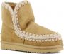MOU Vachtlaarzen Dames Eskimo 18 Glitter Logo Maat: 40 Materiaal: Suède Kleur: Beige - Thumbnail 8