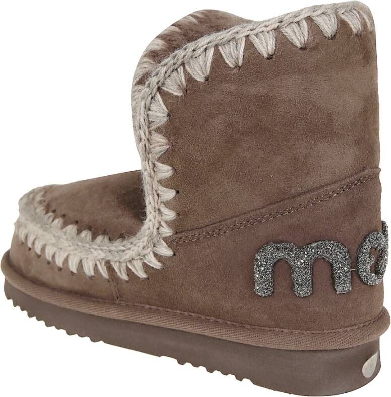 Mou Eskimo 18 Glitter Logo Enkellaarsjes