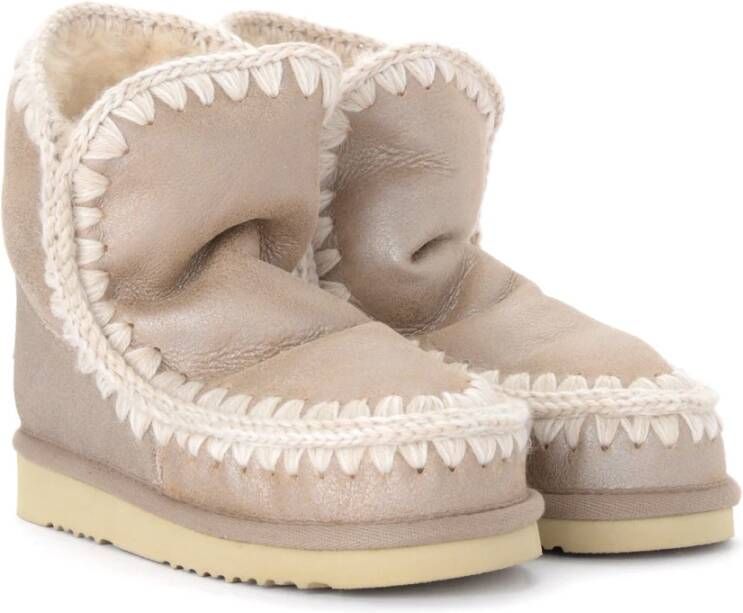 Mou Eskimo 18 Metallic Stone Schapenvachtlaars Gray Dames