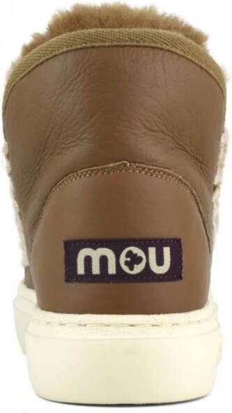 Mou Eskimo Bold Leren Sneaker Hazelnoot Brown Dames
