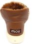 Mou Eskimo Sneaker Bold Haakdetails Dubbelzijdig Schapenvacht Brown Dames - Thumbnail 12