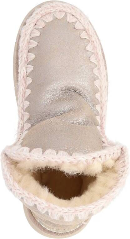 Mou Eskimo Bounce Leren Laars Steen Metallic Gray Dames