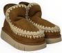 MOU Vachtlaarzen Dames Eskimo Bounce Sneaker Maat: 37 Materiaal: Suède Kleur: Cognac - Thumbnail 11