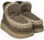 MOU Vachtlaarzen Dames Eskimo Bounce Sneaker Maat: 40 Materiaal: Suède Kleur: Taupe - Thumbnail 15