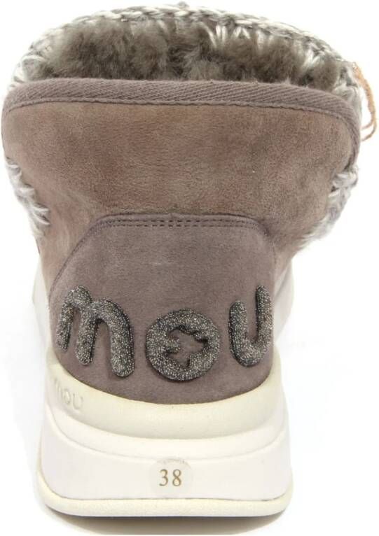 Mou Eskimo Jogger Glitter Logo Boots