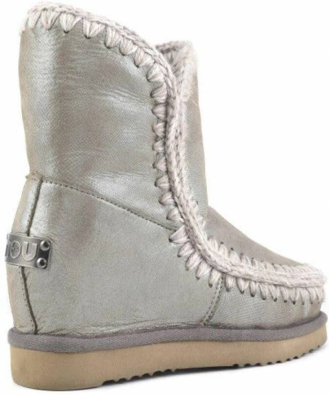 Mou Eskimo Korte Sleehak Laars Elephant Grey