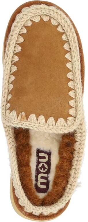 Mou Eskimo Platform Clog Brown Dames