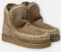 MOU Vachtlaarzen Dames Eskimo 18 Glitter Logo Maat: 37 Materiaal: Suède Kleur: Beige - Thumbnail 11