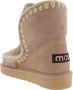 MOU Vachtlaarzen Dames Eskimo 18 Glitter Logo Maat: 36 Materiaal: Suède Kleur: Beige - Thumbnail 11