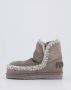 Mou Grijze Glitter Logo Enkellaarzen Gray Dames - Thumbnail 3