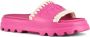 Mou EVA Slide Sandaal Fuchsia Gehaakt Pink Dames - Thumbnail 3