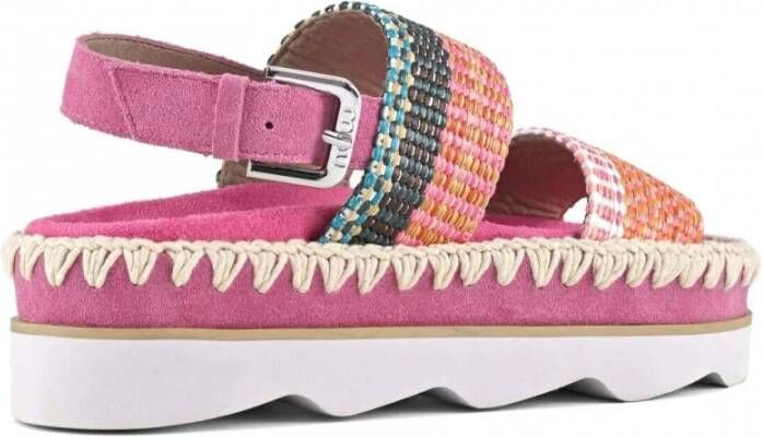 Mou Flat Sandals Roze Dames