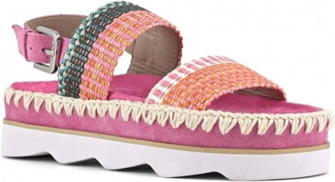 Mou Flat Sandals Roze Dames